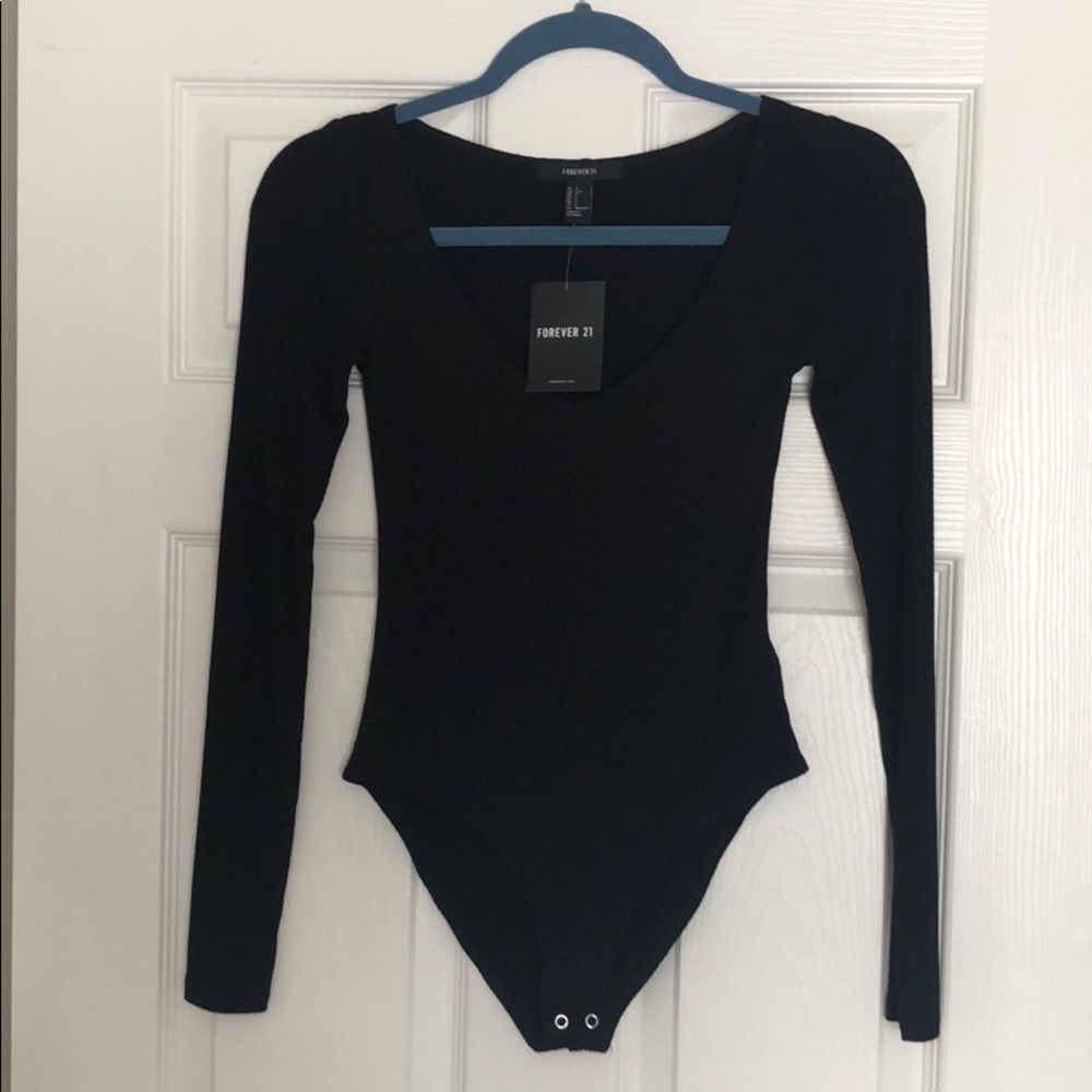 NWT Forever 21 Long Sleeve Body Suit